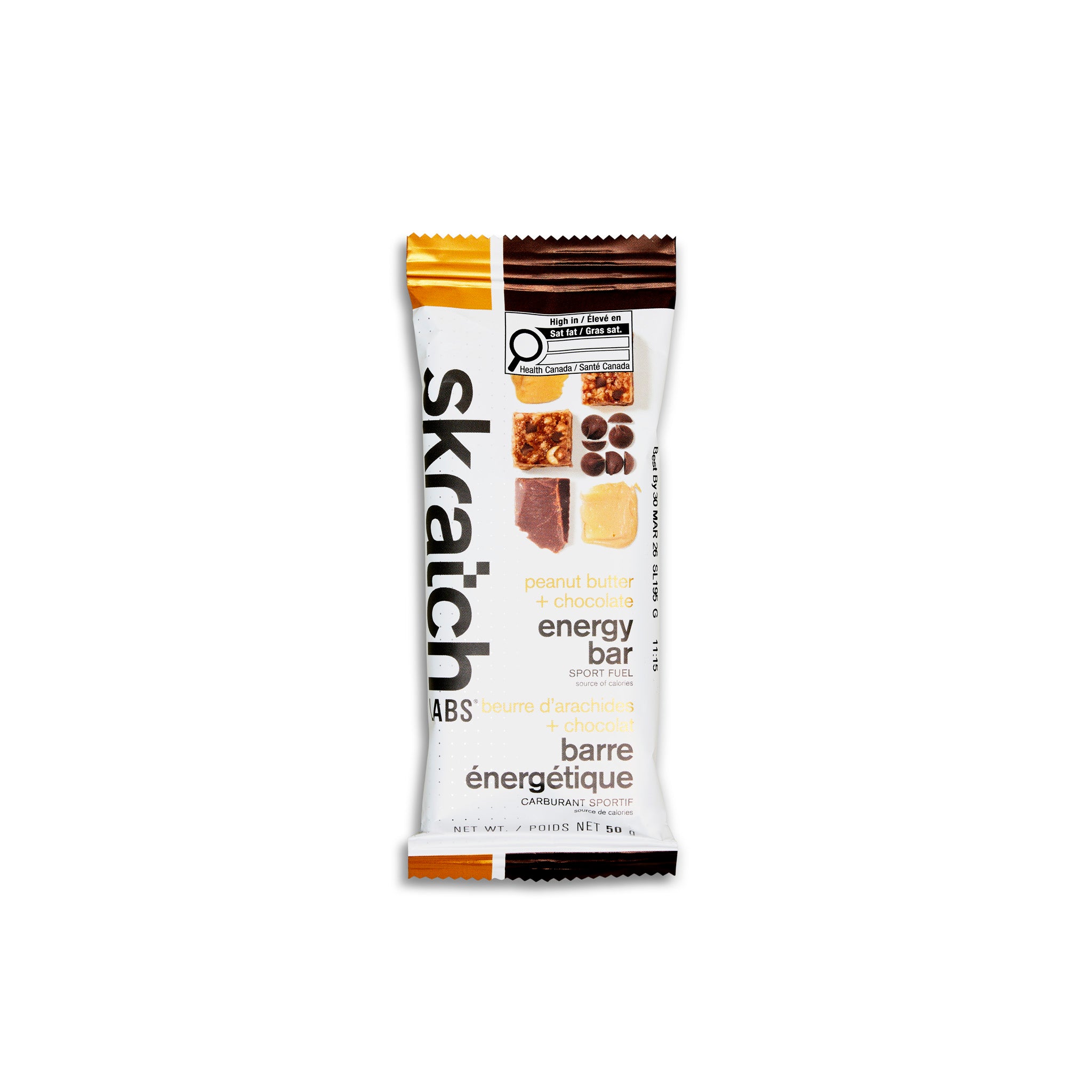Energy Bar Peanut Butter + Chocolate - 12 Pack