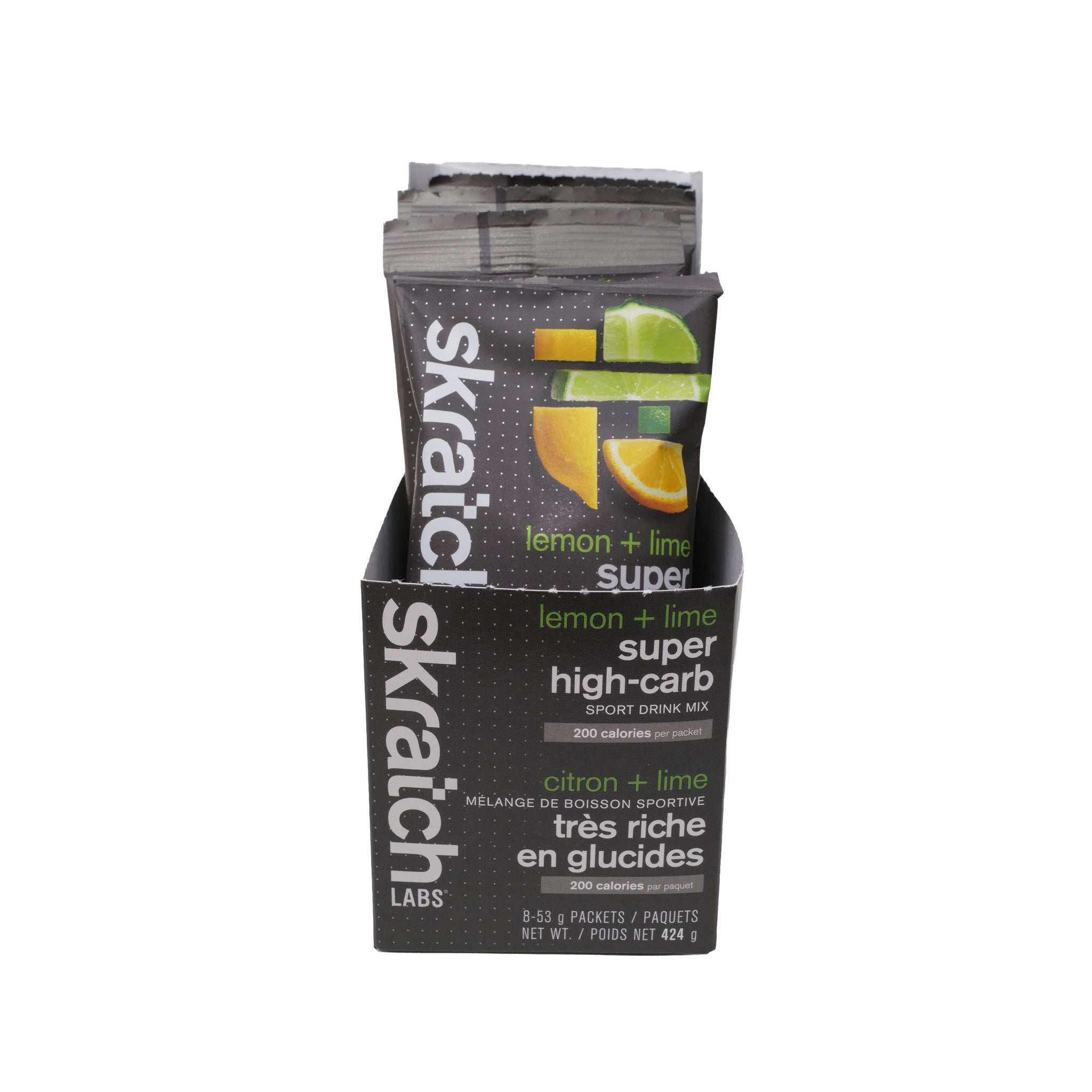 Super High-Carb Sport Drink Mix Lemon + Lime - 8 Pack