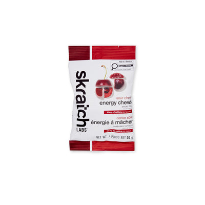 Energy Chews Sour Cherry w/ caffeine - 10 Pack
