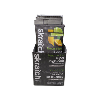 Super High-Carb Sport Drink Mix Lemon + Lime - 8 Pack