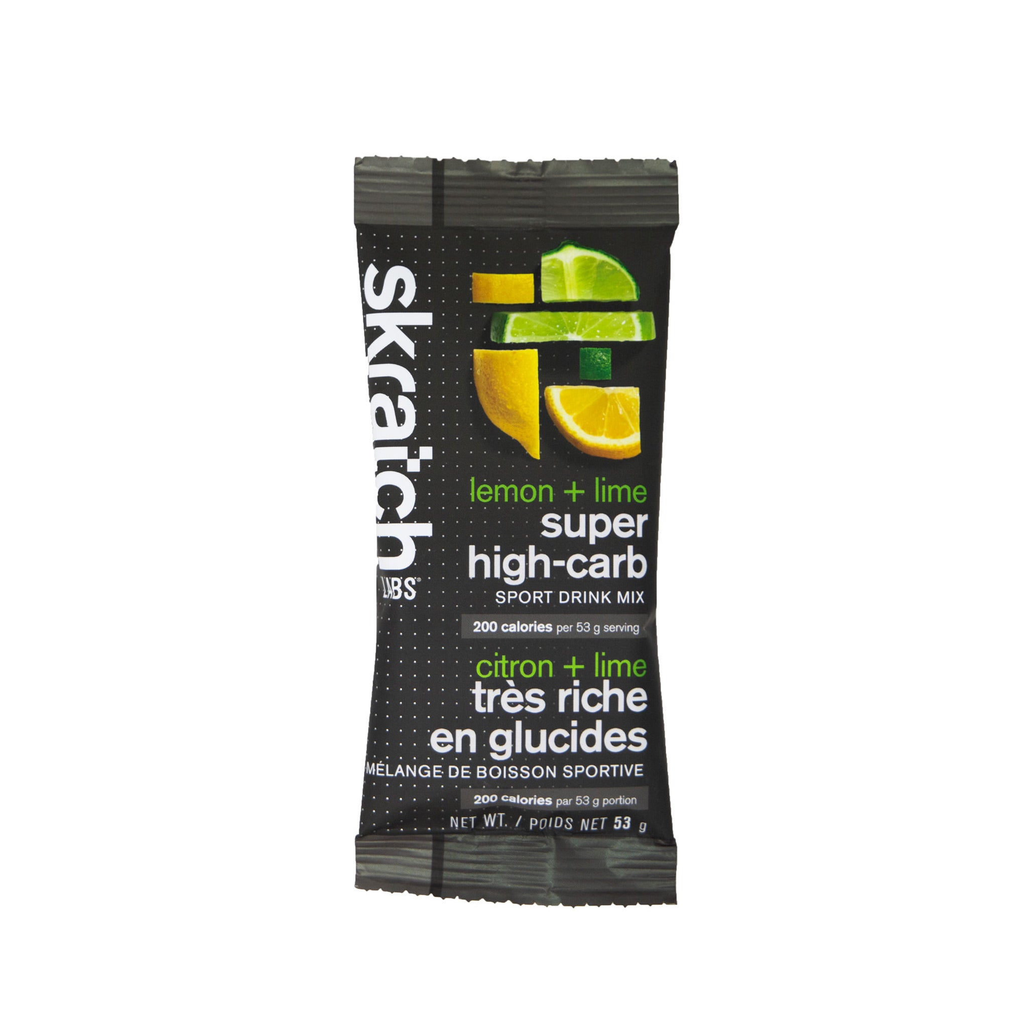 Super High-Carb Sport Drink Mix Lemon + Lime - 8 Pack