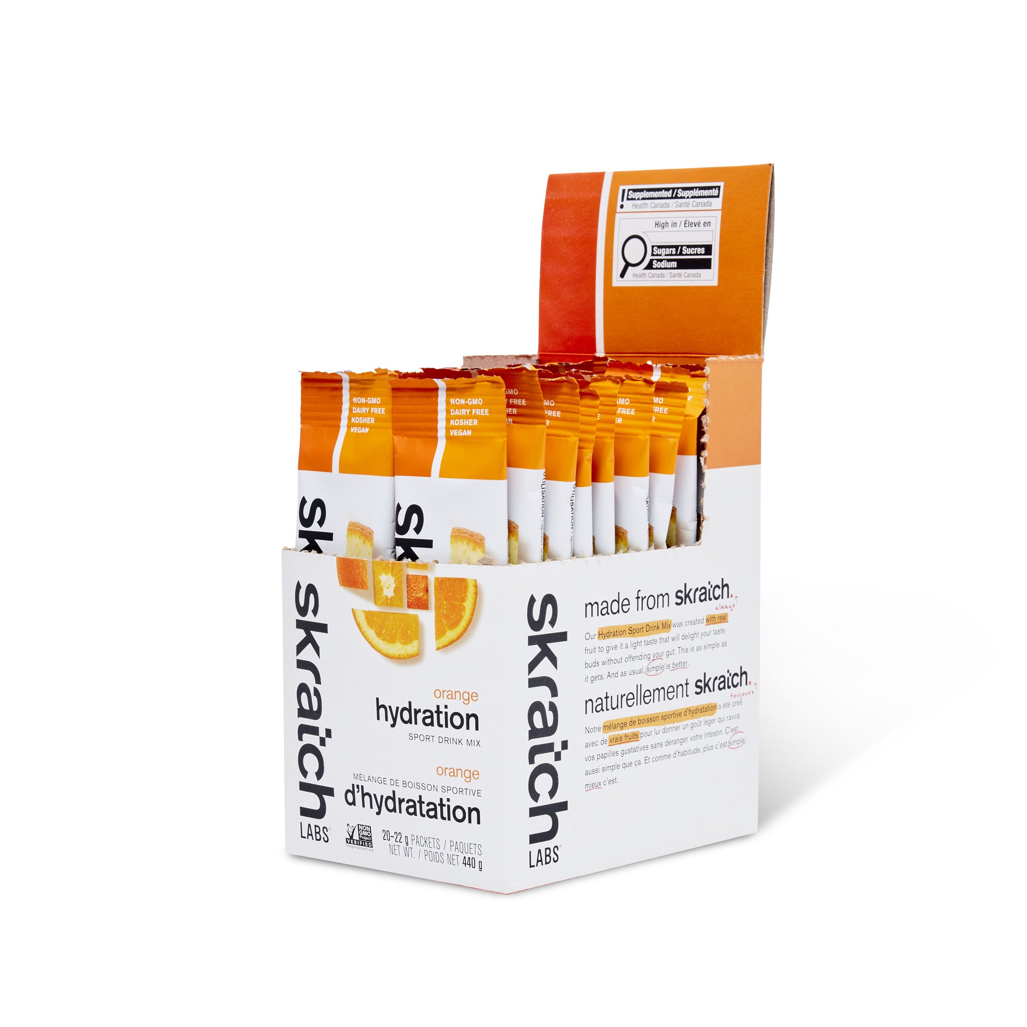 Hydration Sport Drink Mix Orange - 20 Pack
