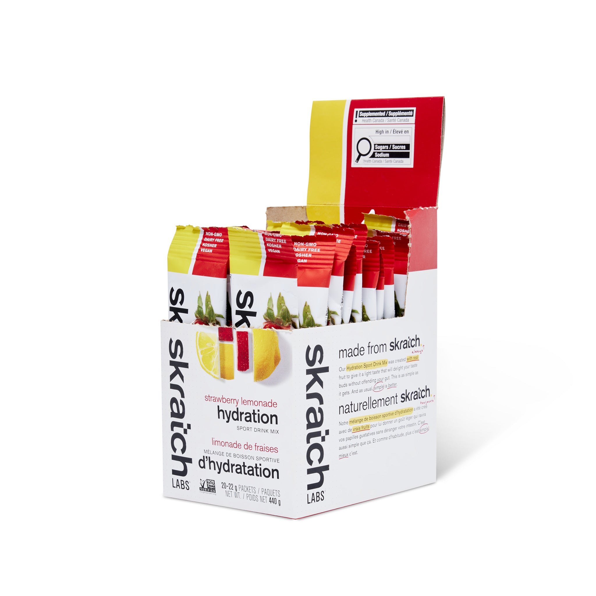 Hydration Sport Drink Mix Strawberry Lemonade - 20 Pack