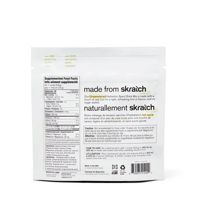 Unsweetened Hydration Sport Drink Mix Lemon + Lime - 30 Servings