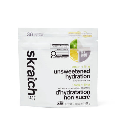 Unsweetened Hydration Sport Drink Mix Lemon + Lime - 30 Servings
